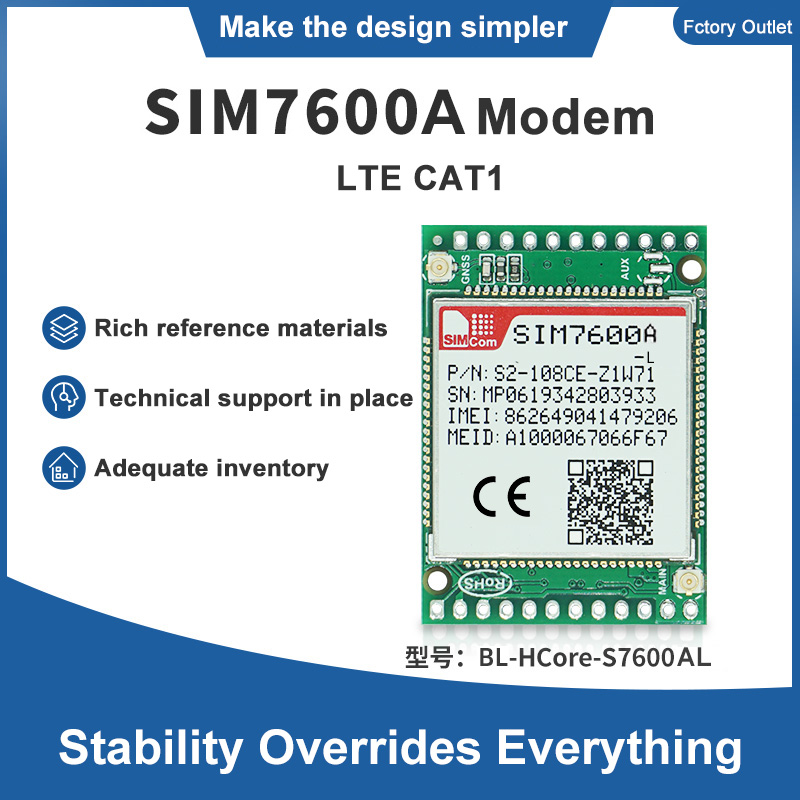 LTE Cat 1 Wireless simcome 4G LTE cat1cat4GSMWCDMAHSPA Module