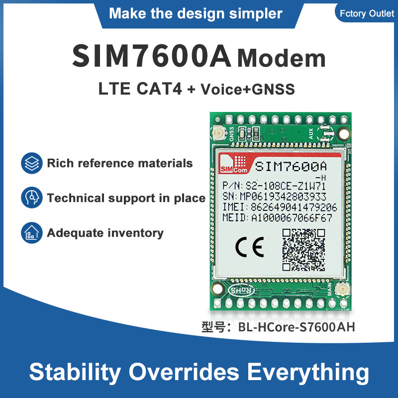 LTE Cat 1 Wireless simcome 4G LTE cat1cat4GSMWCDMAHSPA Module