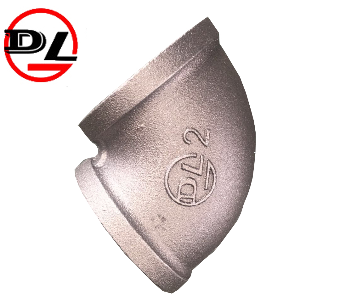 black malleable iron pipe fittings 90 degree elbow