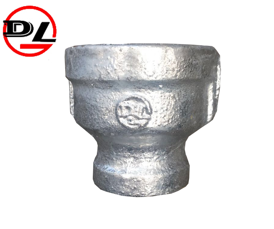 black malleable iron pipe fittings galvanized reducing coupling