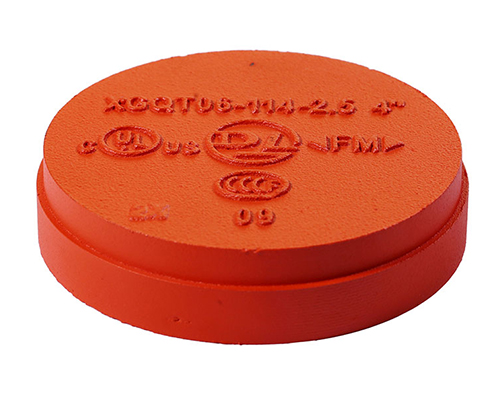ductile iron pipe fittings end cap