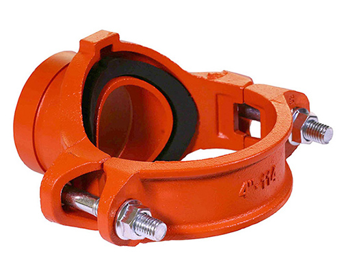 ductile iron pipe fittings mechanical tee grooved outlet