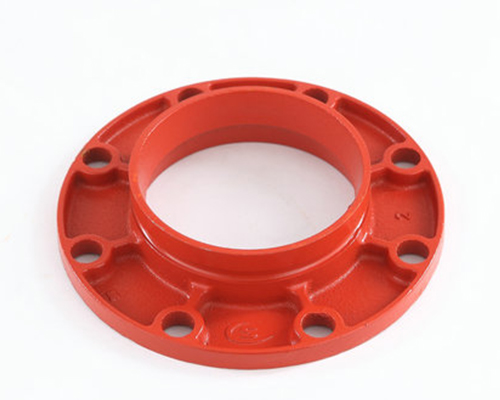 ductile iron pipe fittings threaded grooved flange