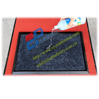 Rubber tray and Insert sanitizing mat system from Qingdao SingreatEvergreen Properity