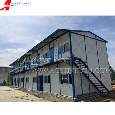 AOT Steel Structure Building Prefab House Camping House Solution