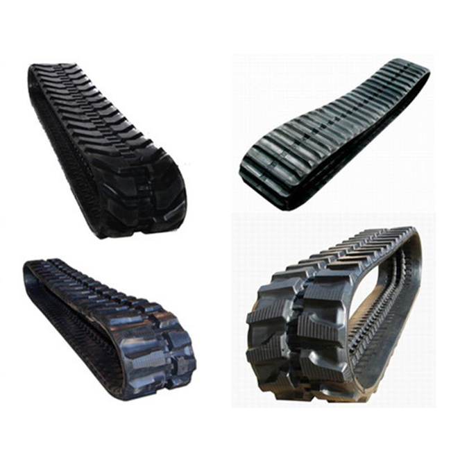 Excavator undercarriage part rubber track price rubber tracks factory