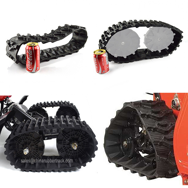 Tracked Snow blower rubber track manufacturers china rubber crawler