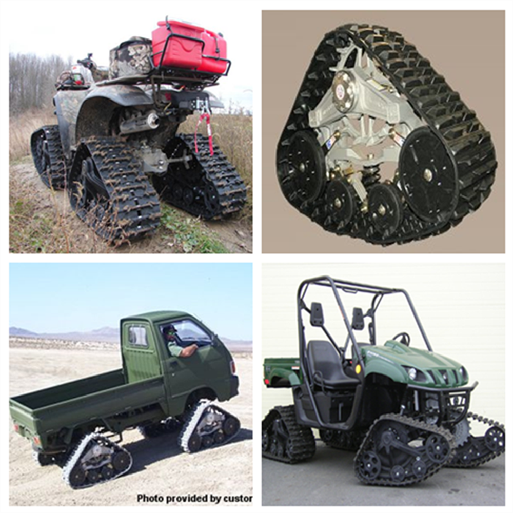 UTV ATV Conversion System Kits Rubber Tracks Crawler