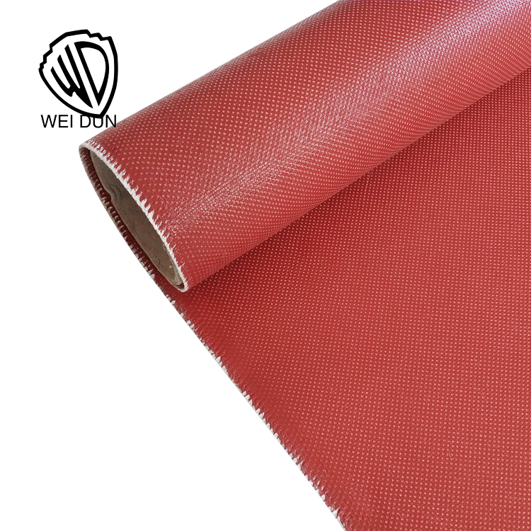 Electronic Insulation 09mm good price silicone rubber coated fiberglass fabric