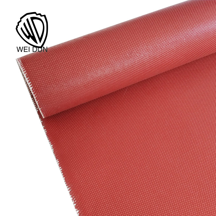 Electronic Insulation 0.9mm Good Price Silicone Rubber Coated Fiberglass Fabric