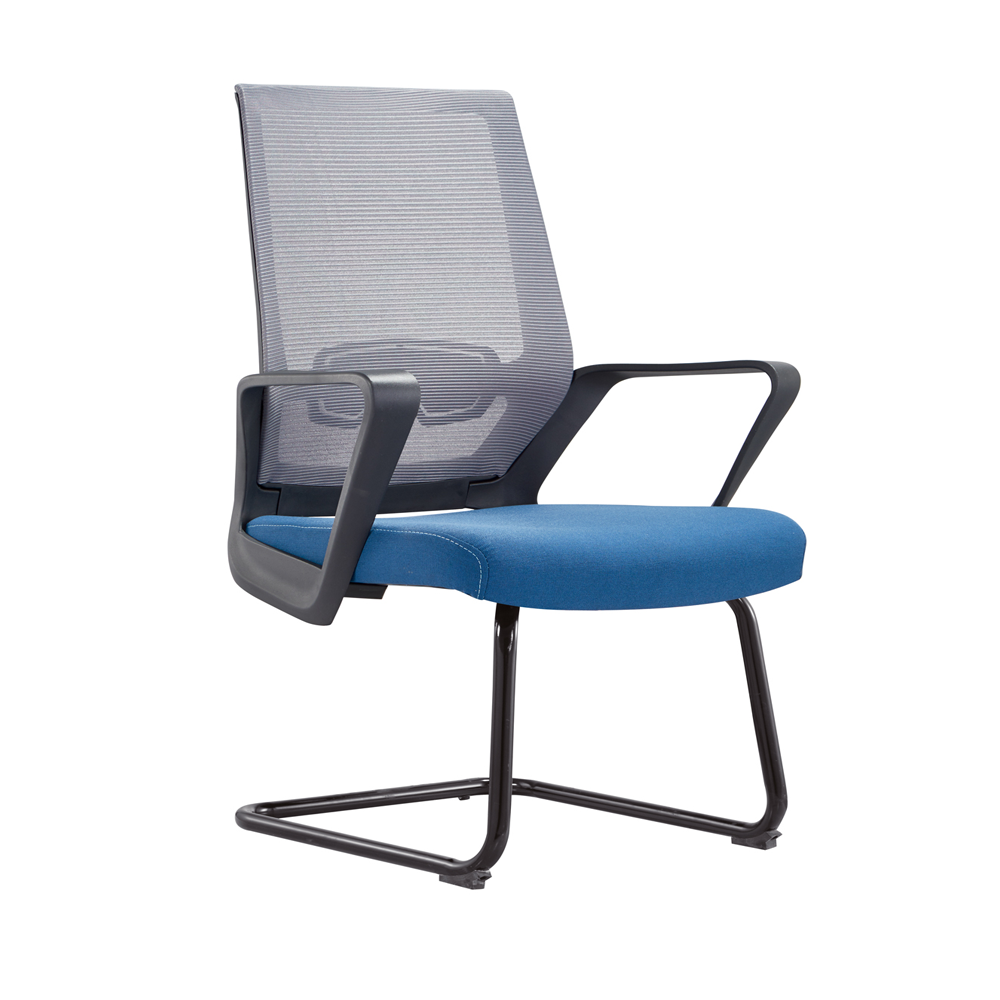 Professional manufacturer grey and blue office chair