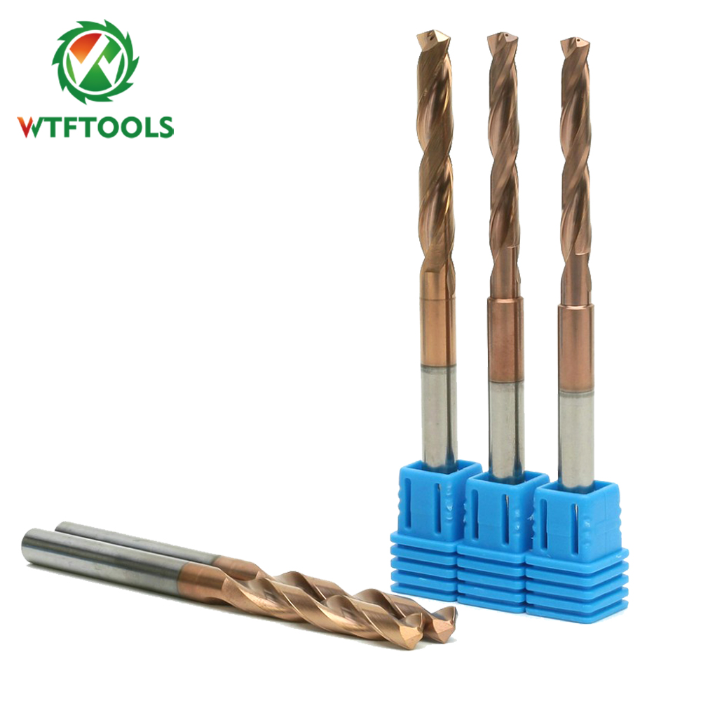 11mm Inner Coolant Solid Carbide Drill Bits For Stainless Steel Drilling hole