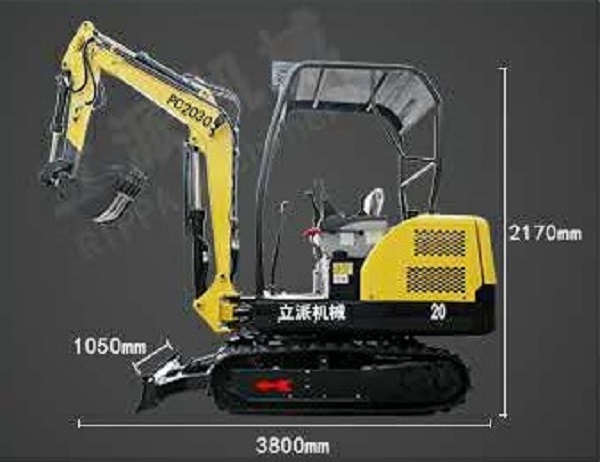 small excavator 1012152620302230