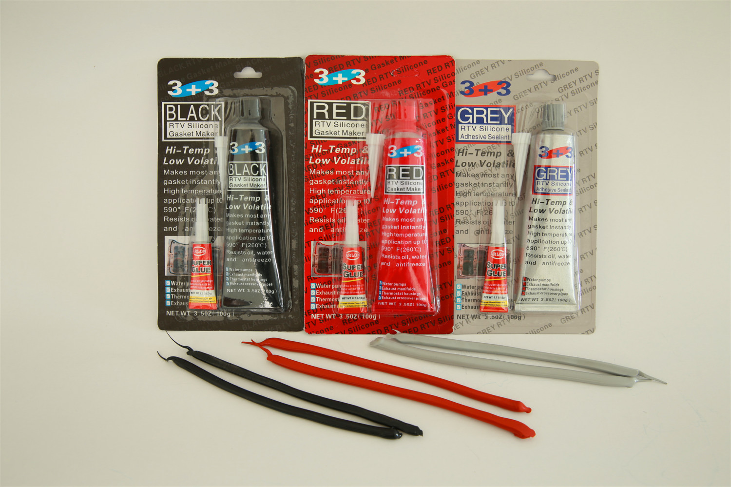 33 Type Cheap Red Color 85g RTV Silicone Sealant Gasket Maker