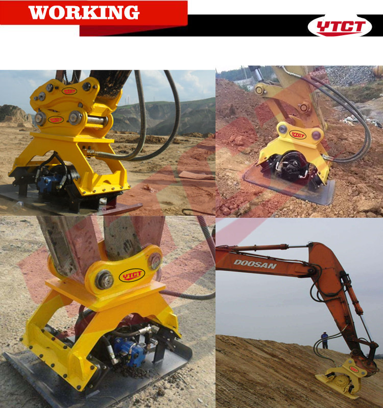 any brand excavator hydraulic plate compactor made in china