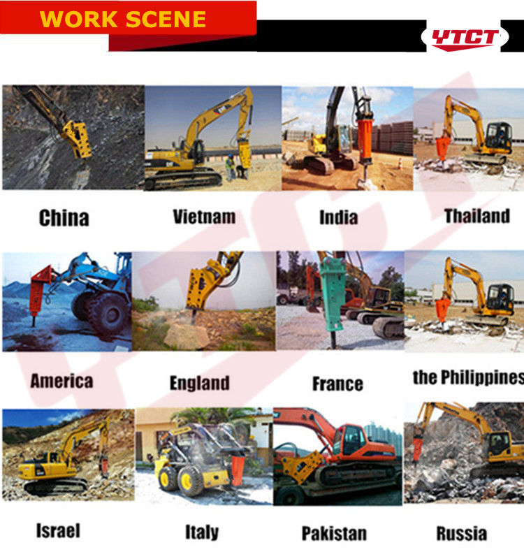 Mini Excavators hydraulic breaker
