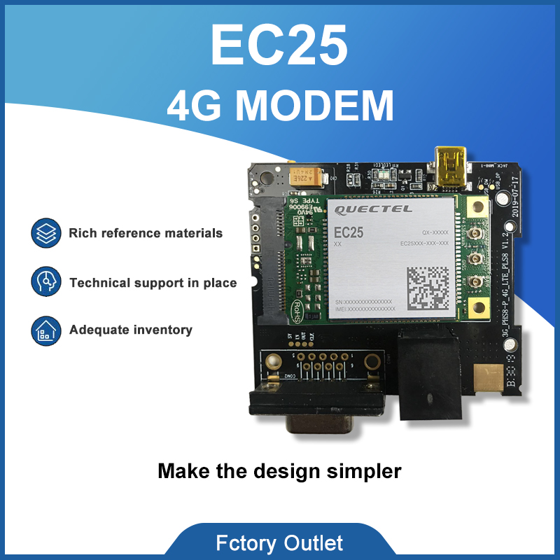 4G multi sim Modem LTE Modem Quectel EC25E EC25A Support AT command RS232High speed GSM CAT1CAT4