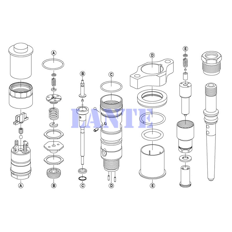 Common rail injector 0445120007 0445120103 0445120238 0445120255 0445120079 0445120254 diesel injector nozzle