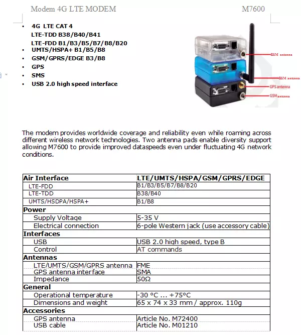 4G multi SIM Modem LTE Modem Quectel EC25E EC25A Support AT command RS232High speed GSM CAT1CAT4