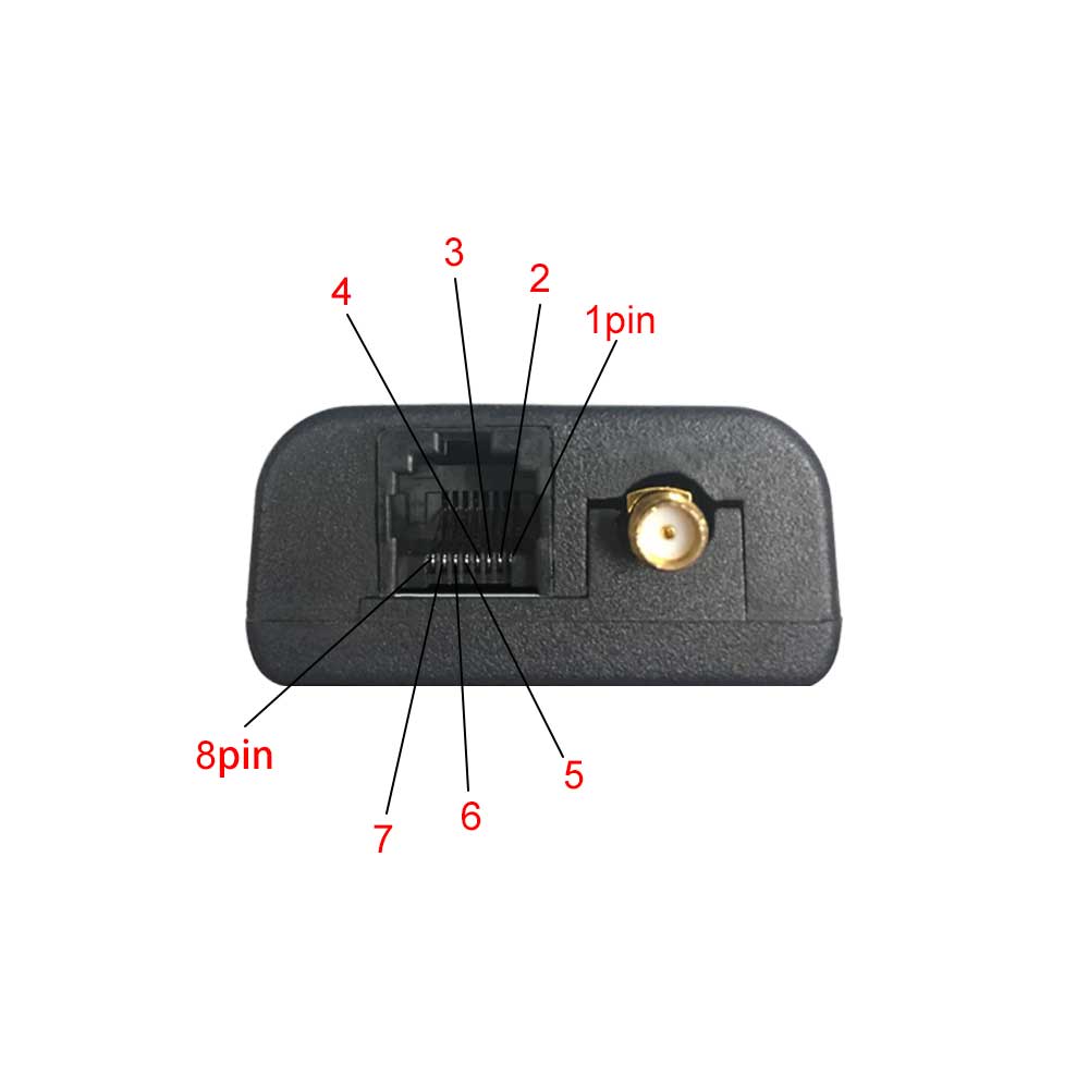 Power through RJ45 4G LTE modem Cat M1 and NBIoT supported Remote AT Command Configurable M2M application