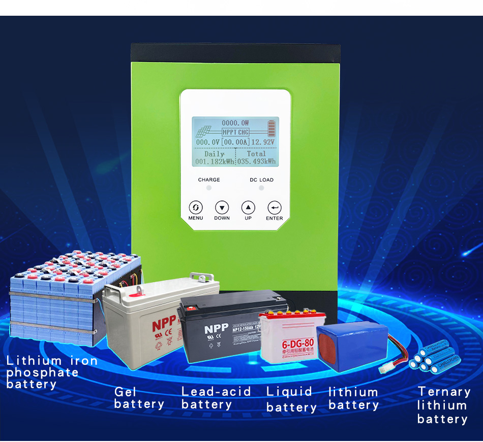 12V 24V 48V automatic recognition MPPT solar controller