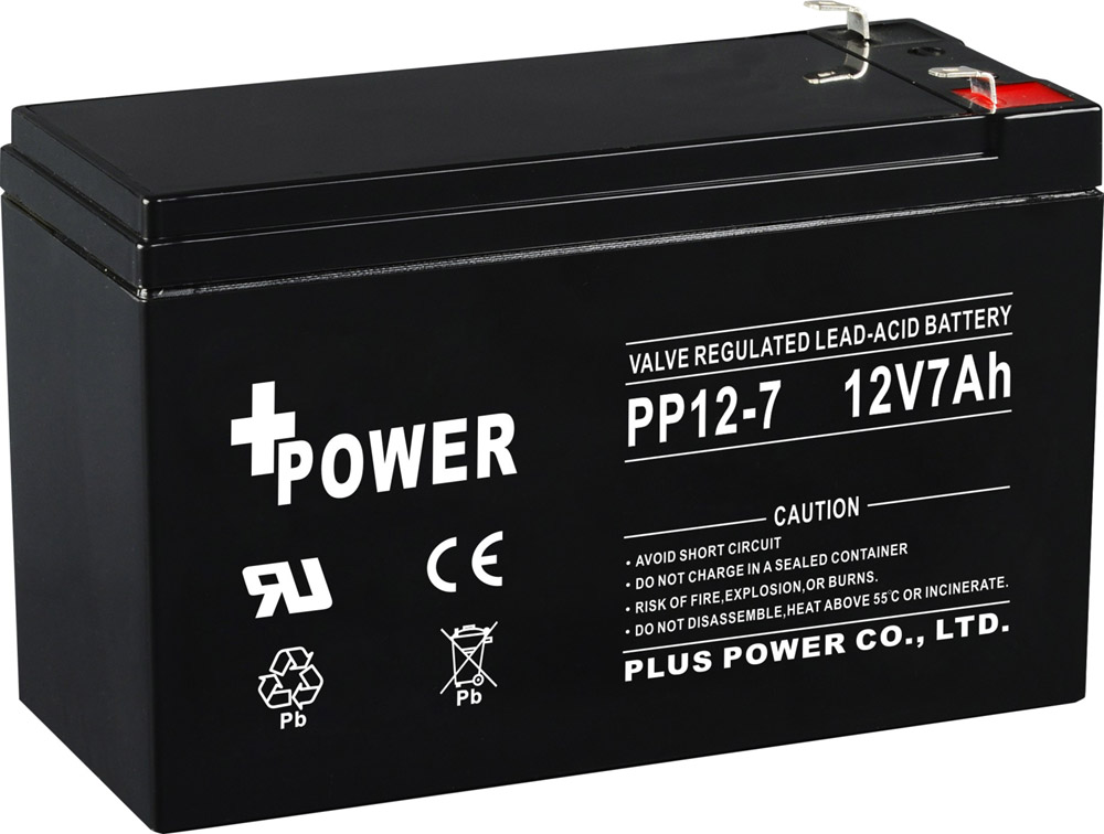 12V7AH rechargeable Batteries for UPS and automatic door