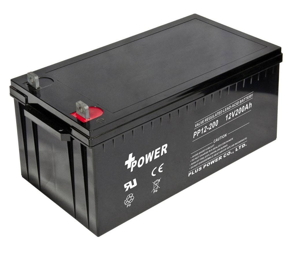 12V200AH soalr batteries with rechargeable