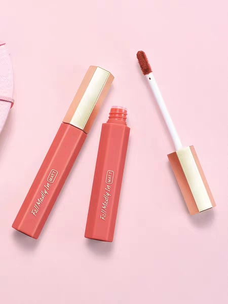 Xingkari Matte face Lip Glaze lasting moisturizing lip color Honey Lip dye liquid moistening mouth red bean sand female