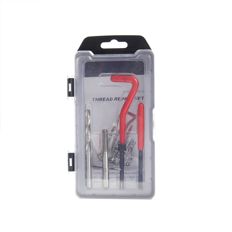 25pcs Thread Repair Insert Kit Compatible Hand Tool Set for Auto Repairing M6 10 80mm