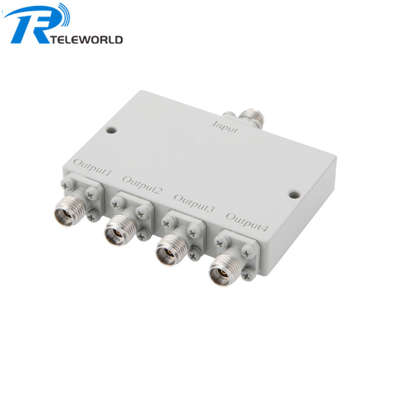 50ohm 20W 18GHz40GHz 292mm 4 way power divider combiner