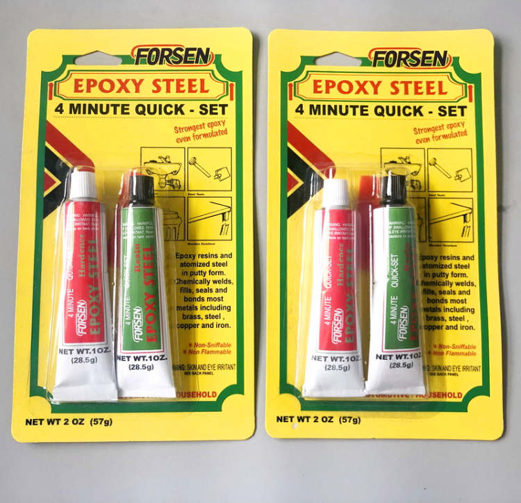 China 4 Minutes Epoxy Steel Epoxy AB Adhesive