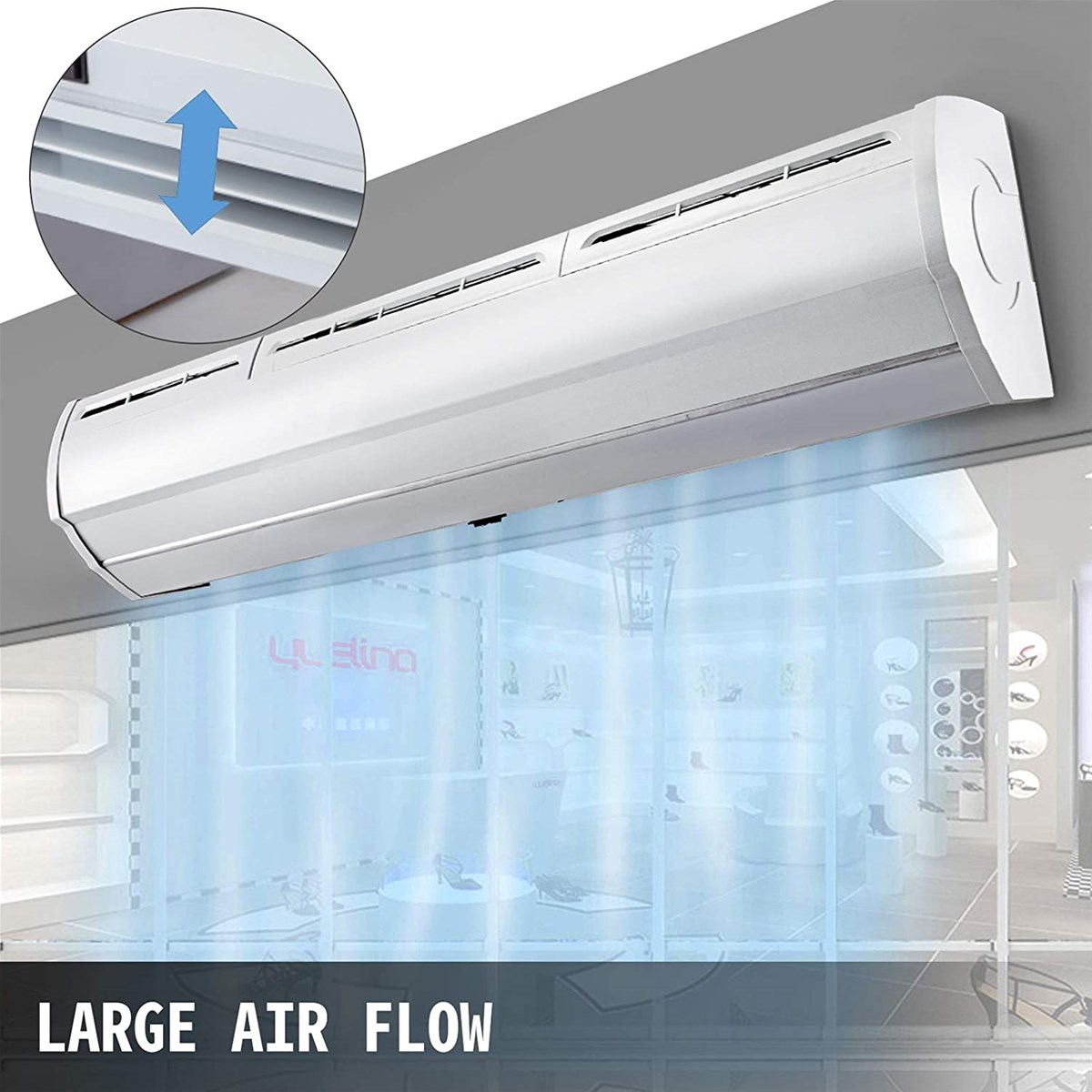 VBENLEM 36 air Curtain Commercial 2 Speeds Door 668 CFM577 CFM with 2 Limited Switches Low Noi