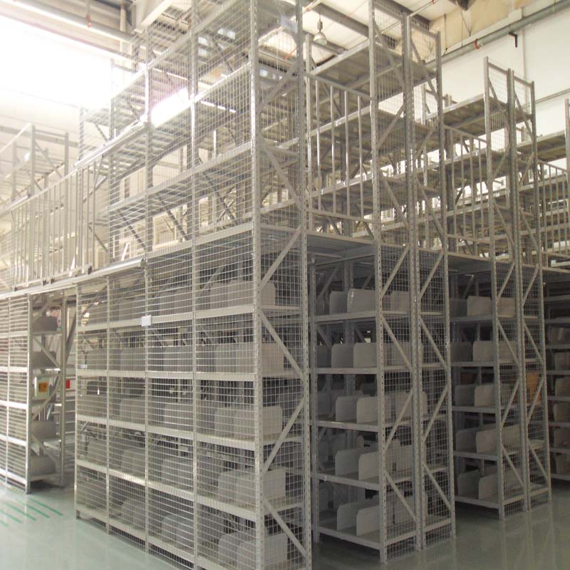 multilayer storage mezzanine racking system