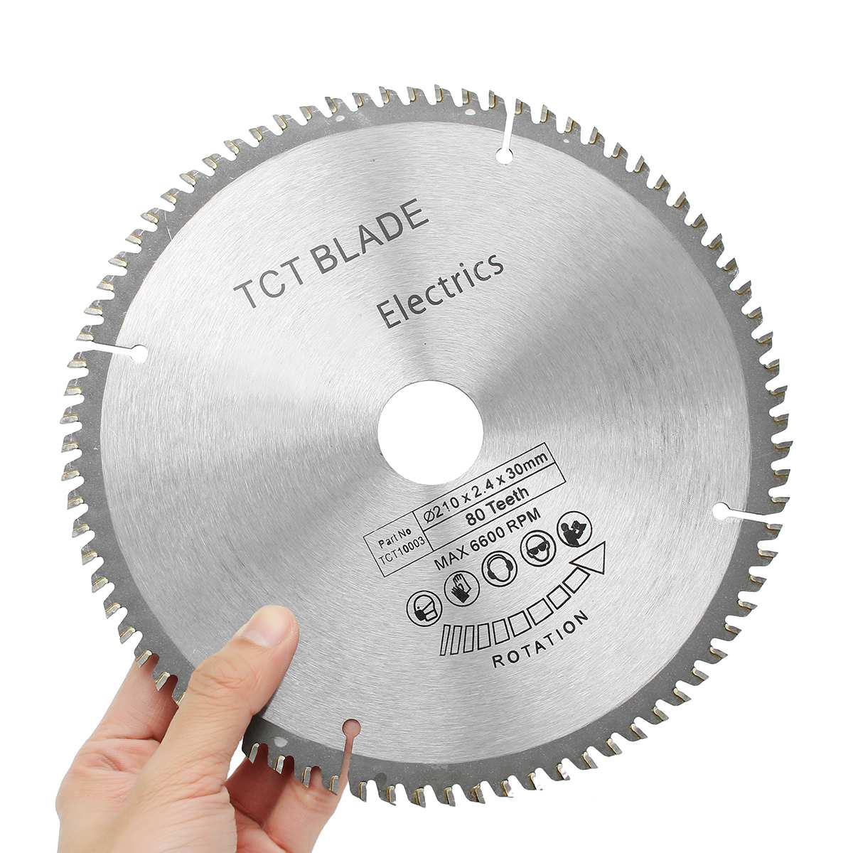 210 30mm TCT Carbide Tipped Circular Saw Blade 80T HSS Cutting Disc Tooth