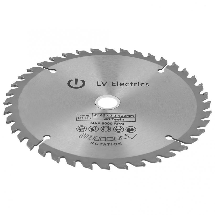 Circular Saw Blade 165 23 20mm 40 Teeth Rotary Tool Cutting Disc