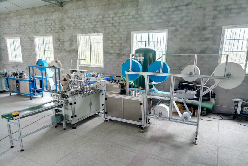 high speed mask production machine