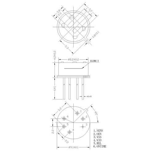 Intelligent PIR Motion Detector From Senba for Home Security BL612
