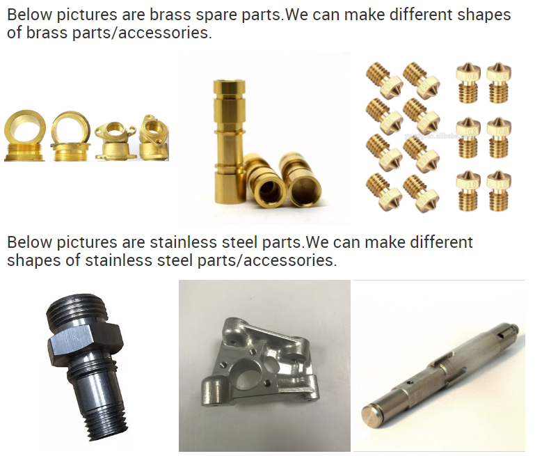 China Industry Custom CNC Turning Stainless Steel Aluminum Copper Accessories Tailor Sewing Machine Parts