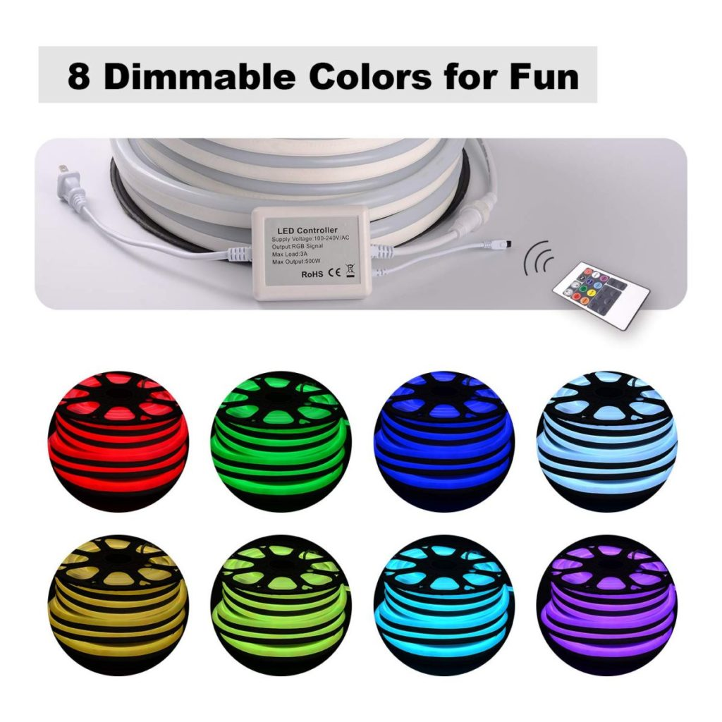 ETL CE 816mm Mini RGB Flexible LED neon light