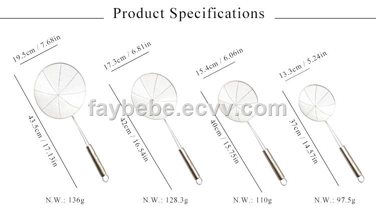 304 Stainless Steel Slotted Spoons