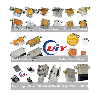 RF Isolator 5G Coaxial Drop in Broadband Dual Junction Surface Mount Microstrip Waveguide High Power