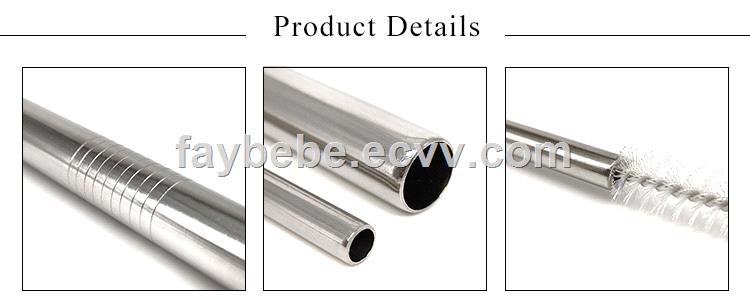 Stainless Steel Straw Set with Case