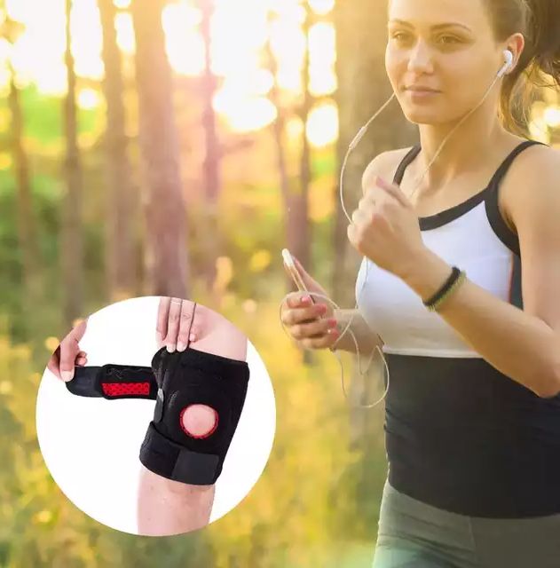 Breathable NonSlip Knee Protector Spring Knee Pads for Tourists Warm Sports AntiCollision Leg Protector