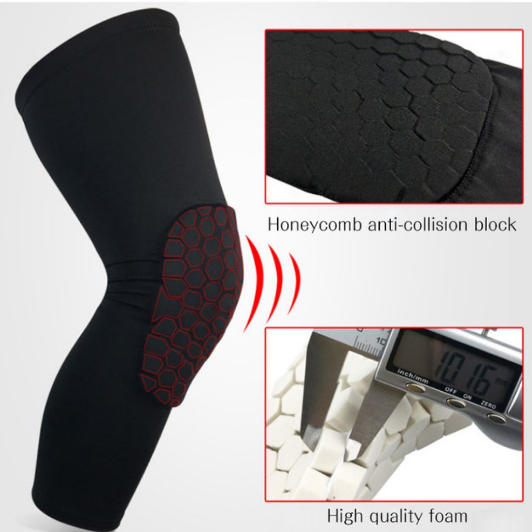 2 Pcs Kuangmi Elastic Breathable Kneepads Basketball Running Climbing Sport Protection Knee Pads Knee Wrap Brace Support