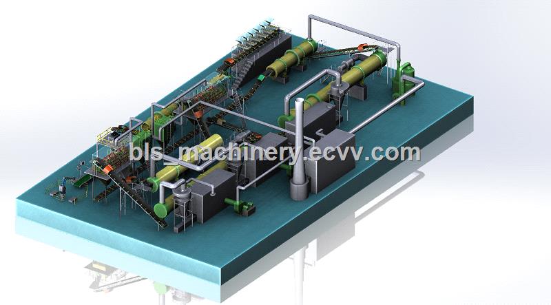 NPK Compound Fertilizer Production line with high quality and professional design and best after sales service