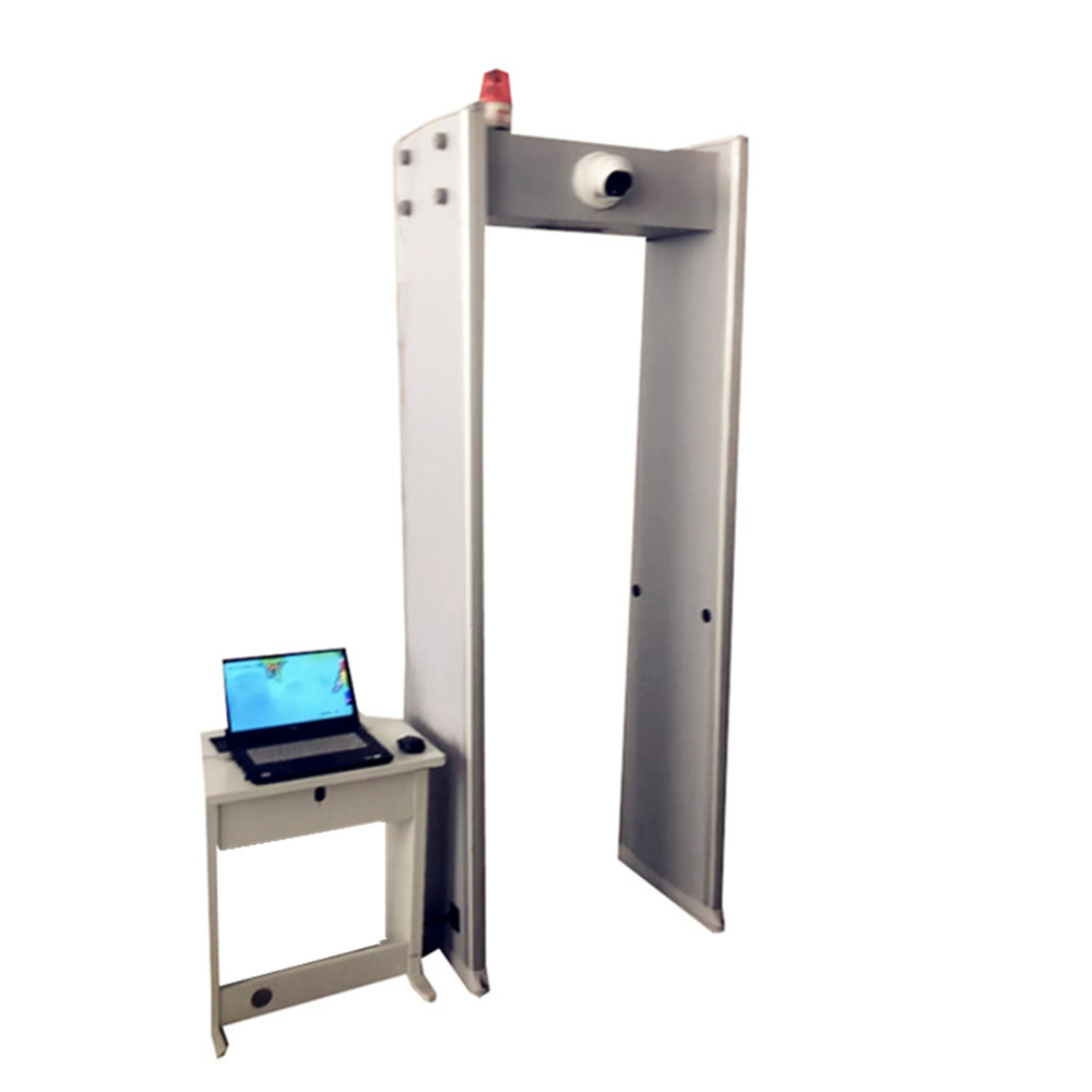 Walkthrough Metal Detector with Thermometry and Infrared Thermometer