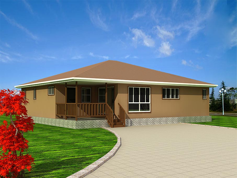 Prefab villa Energy conservation Environmental protection and Easy assembled Villa