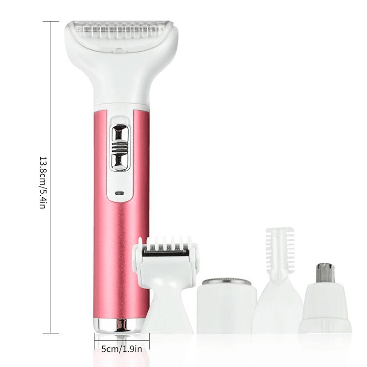 5 in 1 Waterproof Electric Shaver for Pubic Hair Women Bikini Underarm Body Lady Epilator Female Shaving Scraping Epilat