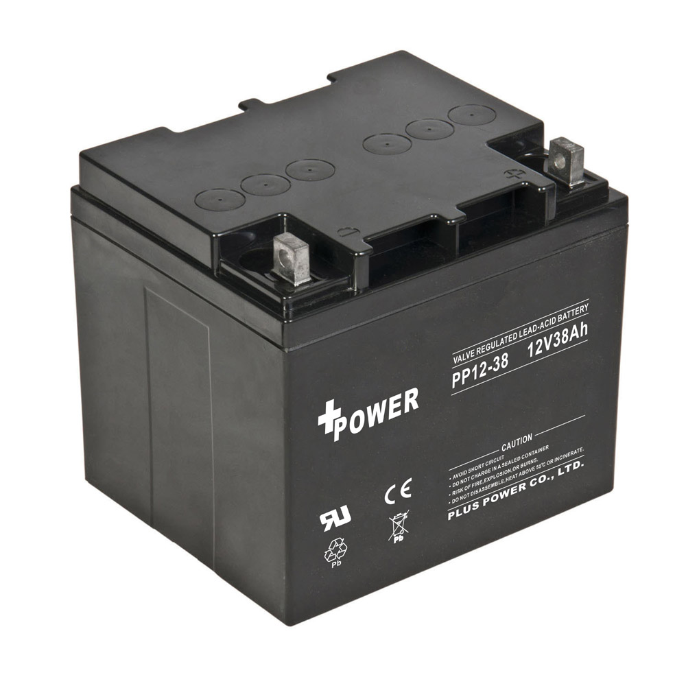 12V38AH rechargeable batteries
