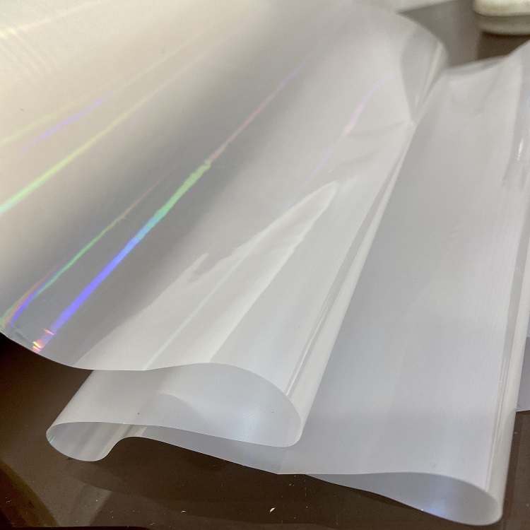 plastic wrap film BOPP holographic thermal laminating film